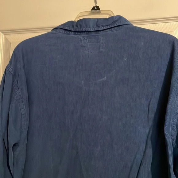 Carbon2cobalt men’s long sleeve button down blue shirt size XL - Picture 5 of 7